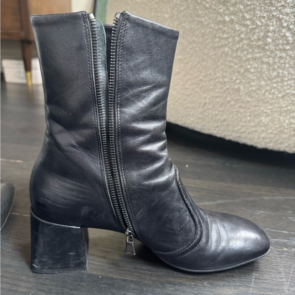 Black Leather Boots